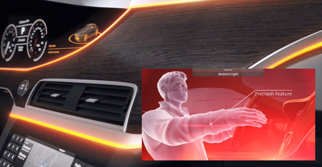 driver warning with ambient light driver warning with ambient light