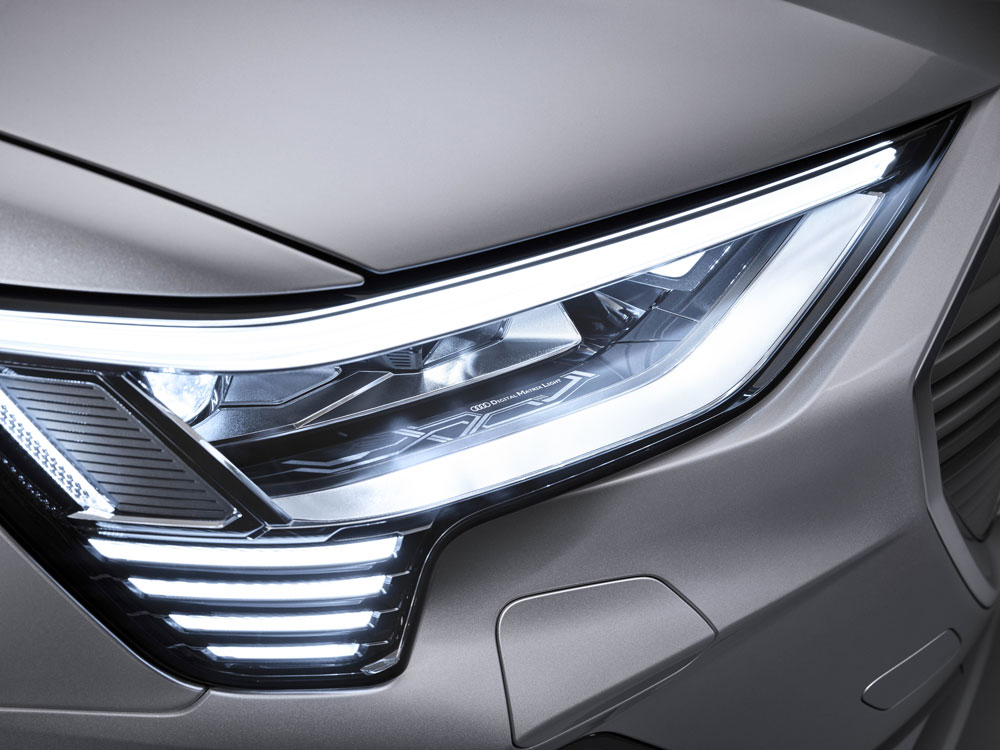 Audi e-tron Sportback with digital Matrix light Audi e-tron Sportback with digital Matrix light