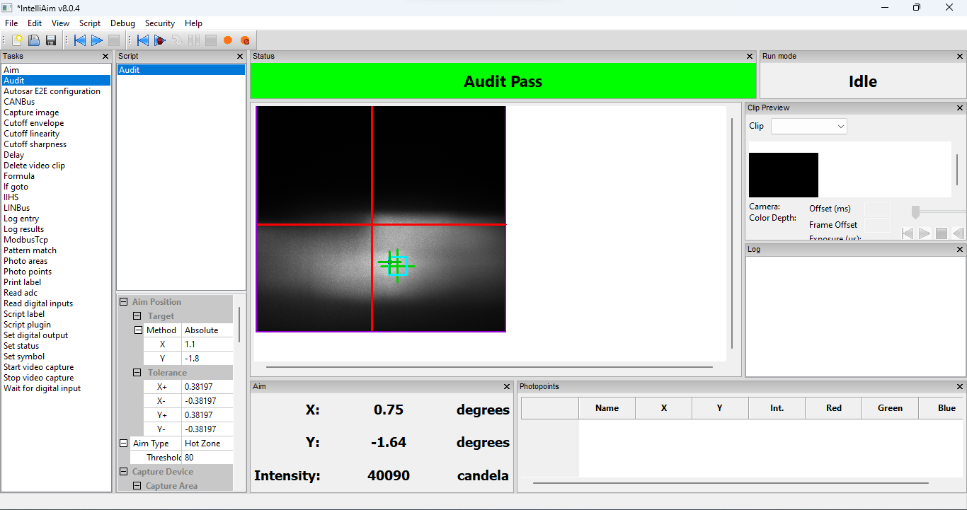 IntelliAim software IntelliAim software