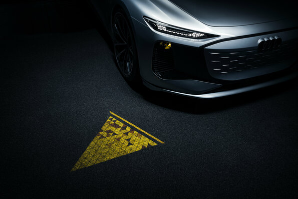 Audi A6 e-tron concept: Future outlook for ground projections Audi A6 e-tron concept: Future outlook for ground projections